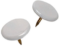 Hillman White Push Pins 40 pk (Pack of 6)