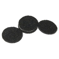 Felt Pads, Self-Adhesive, Black, 1.5-In., 24-Pk.