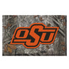 Oklahoma State University Camo Rubber Scraper Door Mat