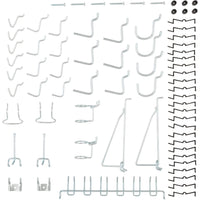 V2396 Peg Hook Assortment 47/pk - Zinc Plated