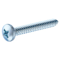 Hillman No. 8 x 2 in. L Phillips Pan Head Zinc-Plated Steel Sheet Metal Screws 6 pk (Pack of 10)