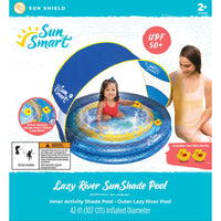 Sun Smart 10 gal Round Plastic Inflatable Pool 6 in. H X 43 in. D