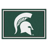 Michigan State University 5ft. x 8 ft. Plush Area Rug