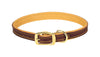 Weaver Leather Deer Ridge Brown Leather Dog Collar