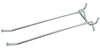 National Hardware Zinc Plated Silver Steel 6 in. Double Hook (Pack of 6)