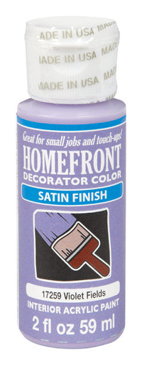 Homefront Satin Violet Fields Hobby Paint 2 oz. (Pack of 3)