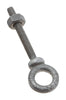 National Hardware 1/4 in. X 3 in. L Galvanized Forged Steel Eyebolt Nut Included