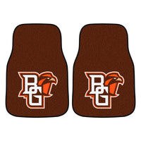 Bowling Green State University Carpet Car Mat Set - 2 Pieces