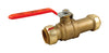 SharkBite 1 in. Brass Push Fit Slip Ball Valve Full Port