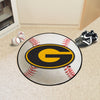 Grambling State University Baseball Rug - 27in. Diameter