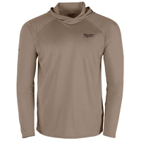 Milwaukee Workskin XXL Long Sleeve Men's Hooded Sandstone Hooded Sweatshirt