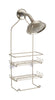 iDesign Milo 21-1/4 in. H X 4-1/2 in. W X 9 in. L Satin Silver Shower Caddy - Deal of The Week