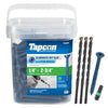 Tapcon 2-3/4 in. L Star Flat Head Concrete Screws 150 pk