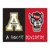 House Divided - NC State / Appalachian State House Divided Rug