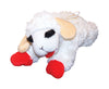 Multipet Lamb Chop Multicolored Plush Dog Toy Large 1 pk (Pack of 3)