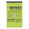 Mrs. Meyer's Clean Day Lemon Scent Fabric Softener Sheets 80 pk