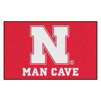 University of Nebraska Man Cave Rug - 5ft. x 8 ft.