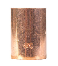 Mueller Streamline 1-1/4 In. Sweat  X 1-1/4 In. Dia. Sweat Copper Coupling With Stop