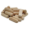 Wolfcraft Fluted Hardwood Dowel Pin 3/8 in. D X 1-1/2 in. L 1 pk Natural