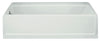 Sterling 15 in. H X 30 in. W X 60 in. L White Bathtub