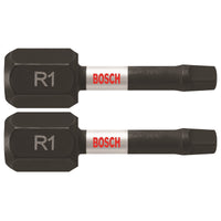 Bosch Impact Tough #1 X 1 in. L Insert Bit Alloy Steel 2 pk