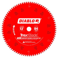 Diablo TrexBlade 12 in. D X 1 in. TiCo Hi-Density Carbide Circular Saw Blade 84 teeth 1 pk