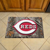 MLB - Cincinnati Reds Camo Camo Rubber Scraper Door Mat