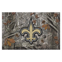 NFL - New Orleans Saints Camo Rubber Scraper Door Mat