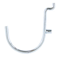 Crawford Zinc Plated Silver Steel 1.5 in. Peg Hooks 5 pk