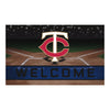 MLB - Minnesota Twins Rubber Door Mat - 18in. x 30in.