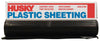 Film-Gard Plastic Sheeting 4 mil X 10 ft. W X 50 ft. L Polyethylene Black 1 pk