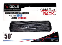 CE Tools SnapBack Braided Replacement Chalk String 50 ft.