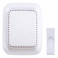 Heath Zenith White Plastic Wireless Door Chime Kit