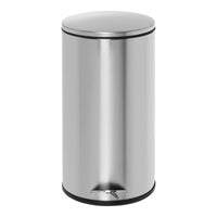 Honey-Can-Do 7.93 gal Silver Stainless Steel Step-On Trash Can