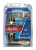 Schlage Accent Bright Brass Entry Lockset 1-3/4 in.