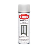 Krylon White Frosted Glass Lacquer Thinner Aerosol Can Spray Paint 6 oz. (Pack of 6)