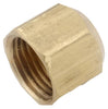 Amc 754040-04 1/4" Lead Free Brass Flare Cap