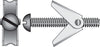 Hillman 1/8 in. Dia. x 3 in. L Round Steel Toggle Bolt 2 pk (Pack of 10)