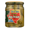 Talk O Texas - Crisp Okra Pickles - Mild  - Case of 12 - 16 oz.