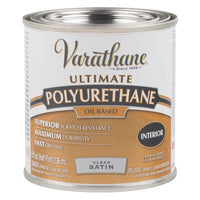 Varathane Satin Clear Oil-Based Ultimate Polyurethane Finish 8 oz.