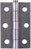 National Hardware 2-1/2 in. L Zinc-Plated Narrow Hinge 2 pk