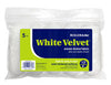 RollerLite White Velvet Woven Dralon Fabric 4 in. W X 1/2 in. Mini Paint Roller Cover Refill 5 pk