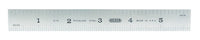 General 6 in. L X 3/4 in. W Stainless Steel Precision Rule Metric