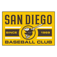 MLB - San Diego Padres Swinging Friar Uniform Rug - 19in. x 30in.