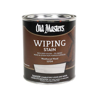 Old Masters Semi-Transparent Weathered Wood Oil-Based Wiping Stain 1 Qt. (Pack of 4)