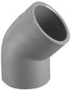 Charlotte Pipe Schedule 80 1-1/4 in. Slip X 1-1/4 in. D Slip PVC 45 Degree Elbow 1 pk