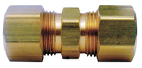 JMF 5/8 in. Compression x 5/8 in. Dia. Compression Yellow Brass Union (Pack of 3)