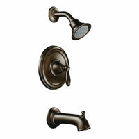 Oil rubbed bronze Posi-Temp(R) tub/shower