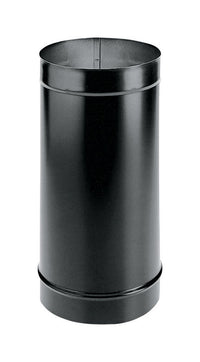 DuraVent DuraBlack 6 in. D X 12 in. L Galvanized Steel Stove Pipe