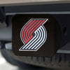 NBA - Portland Trail Blazers Black Metal Hitch Cover - 3D Color Emblem